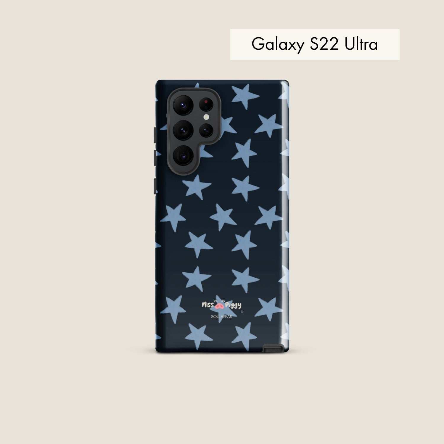 STAR navy tough phone case for Samsung.