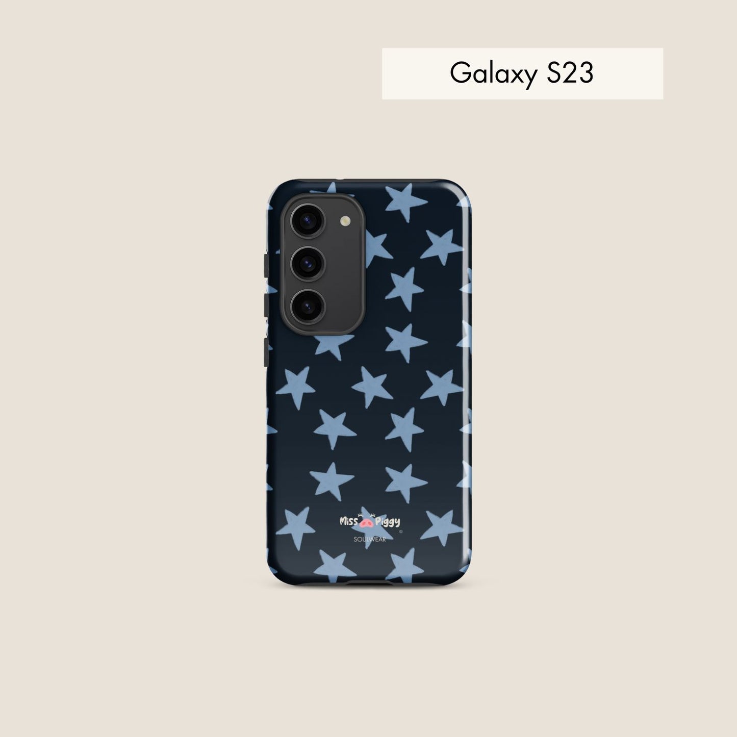 STAR navy tough phone case for Samsung.