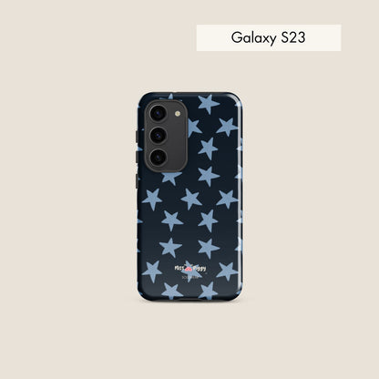 STAR navy tough phone case for Samsung.