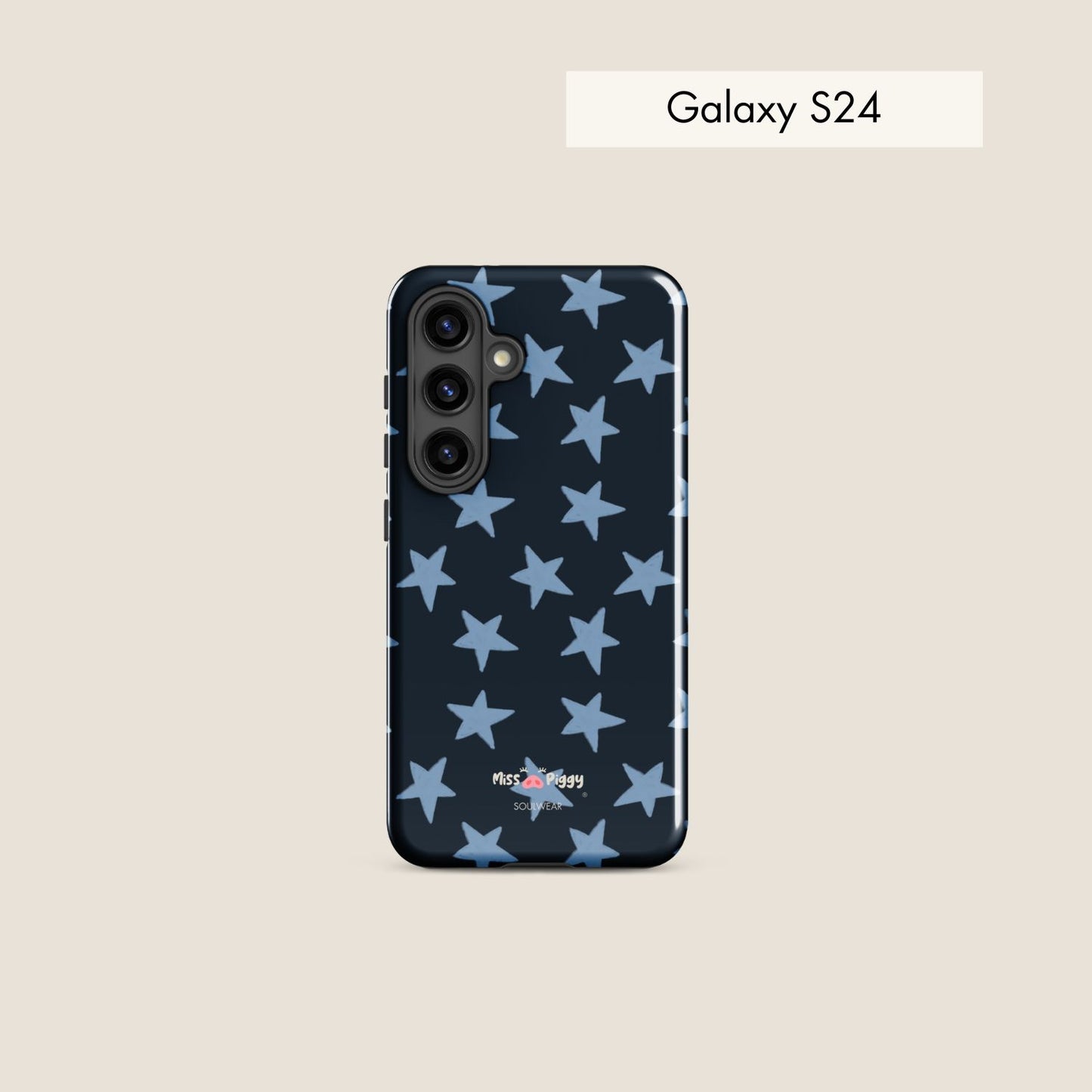 STAR navy tough phone case for Samsung.