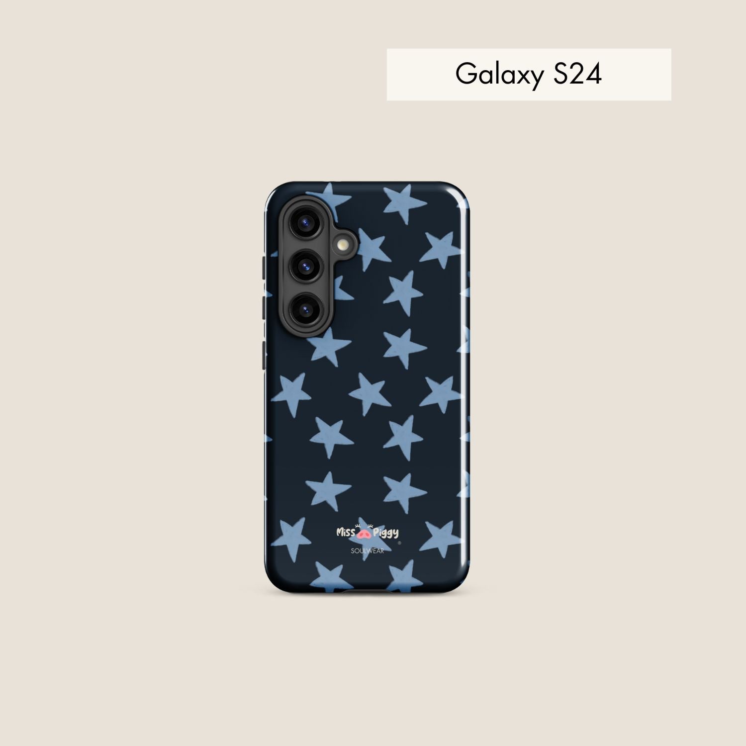 STAR navy tough phone case for Samsung.