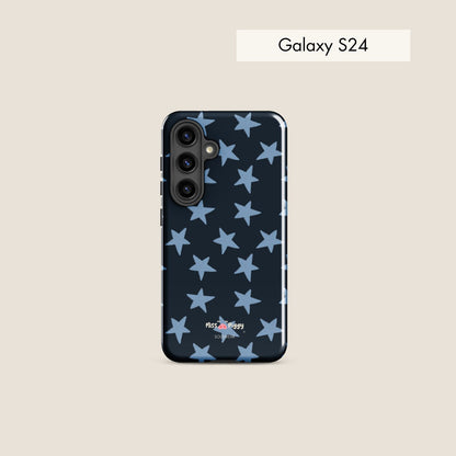 STAR navy tough phone case for Samsung.