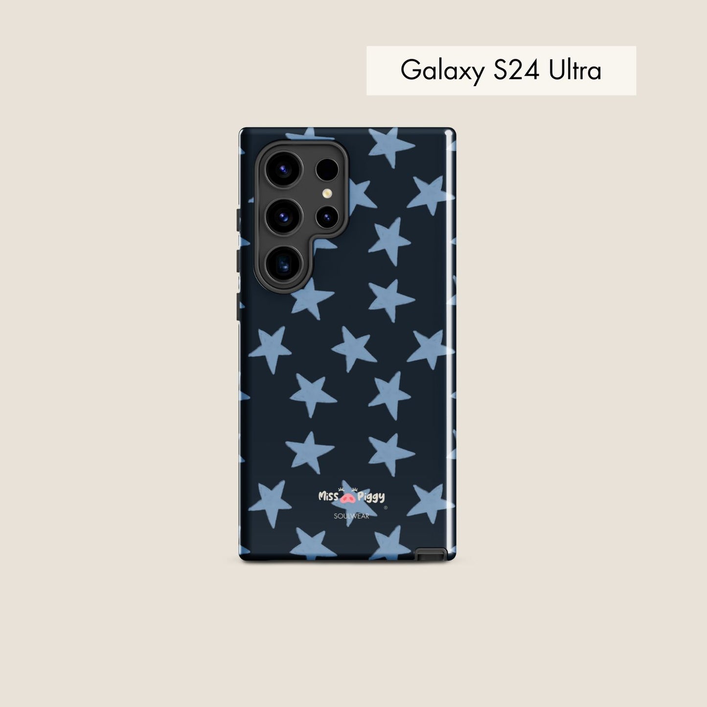 STAR navy tough phone case for Samsung.