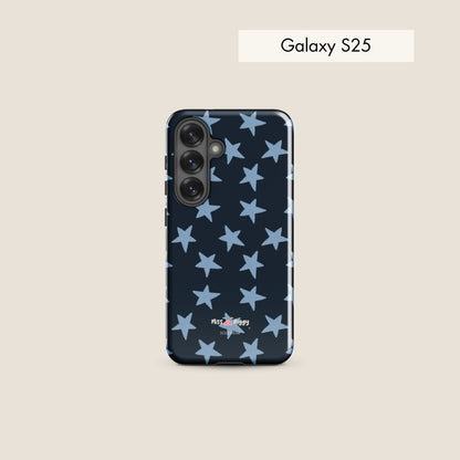 STAR navy tough phone case for Samsung.