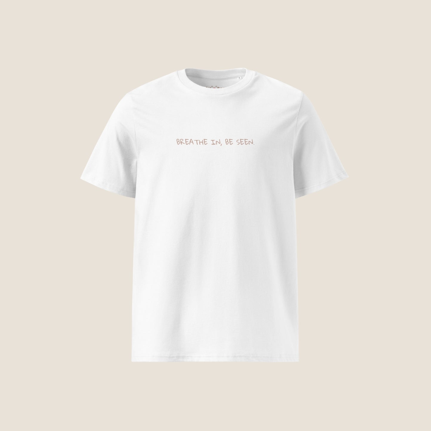 White organic t-shirt from Miss Piggy Soulwear collection.