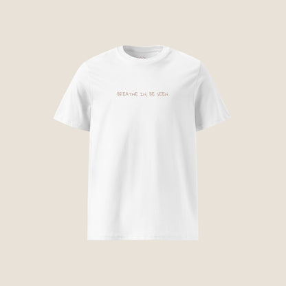White organic t-shirt from Miss Piggy Soulwear collection.