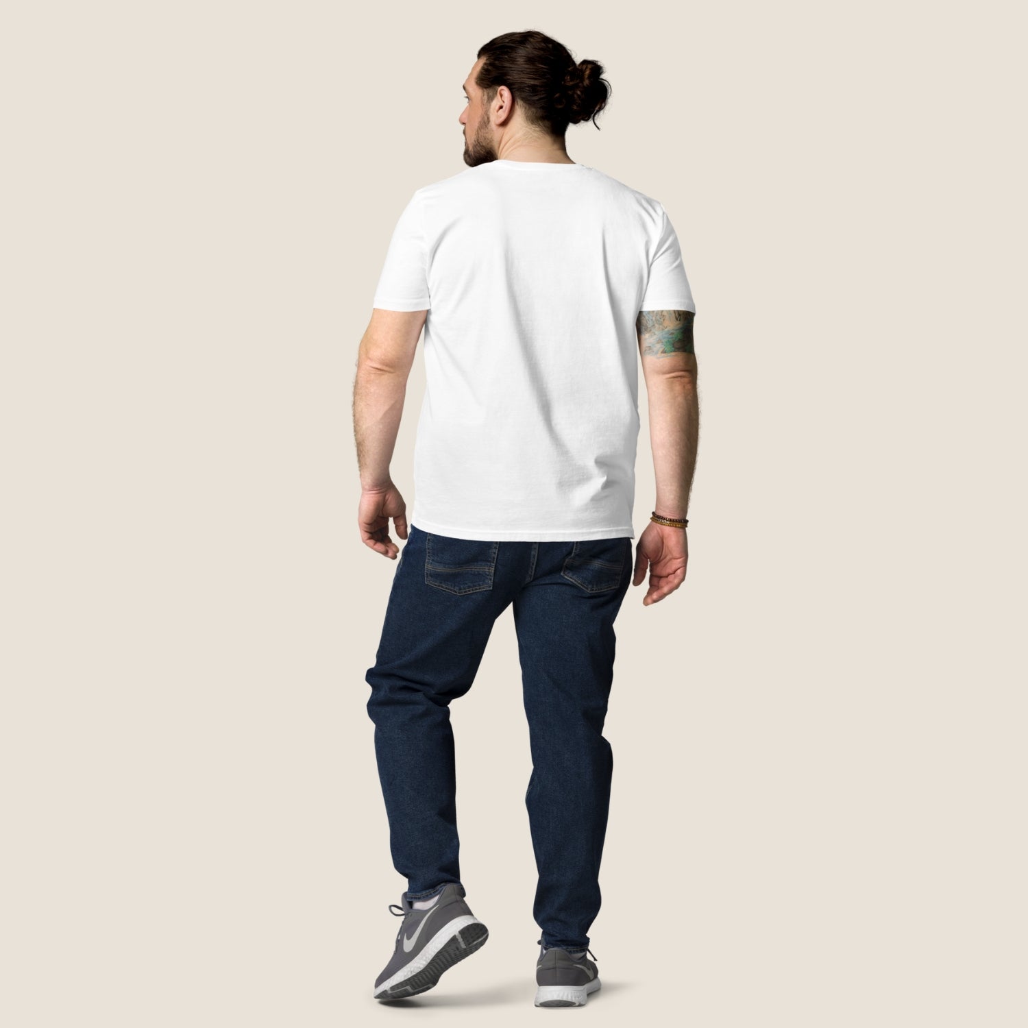 White organic t-shirt from Miss Piggy Soulwear collection.