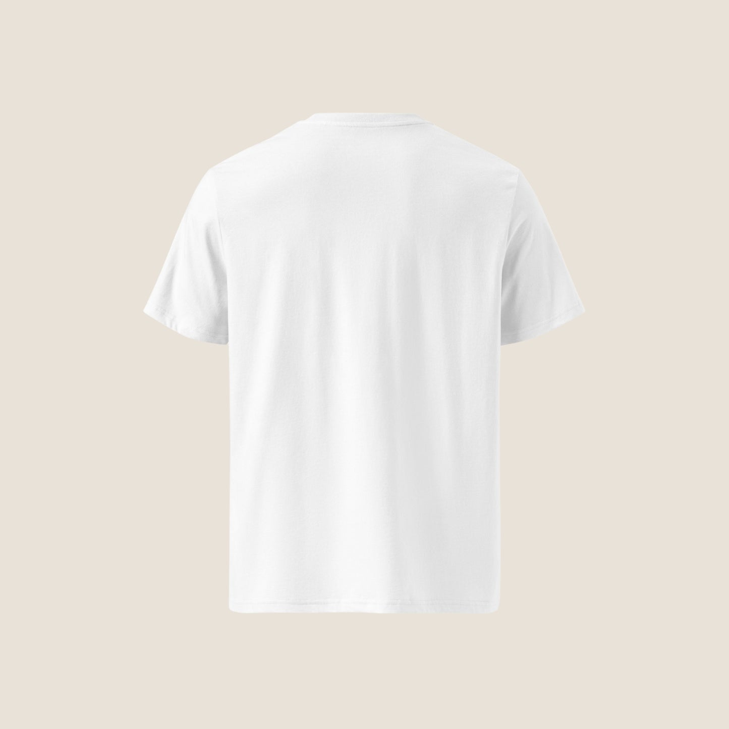 White organic t-shirt from Miss Piggy Soulwear collection.