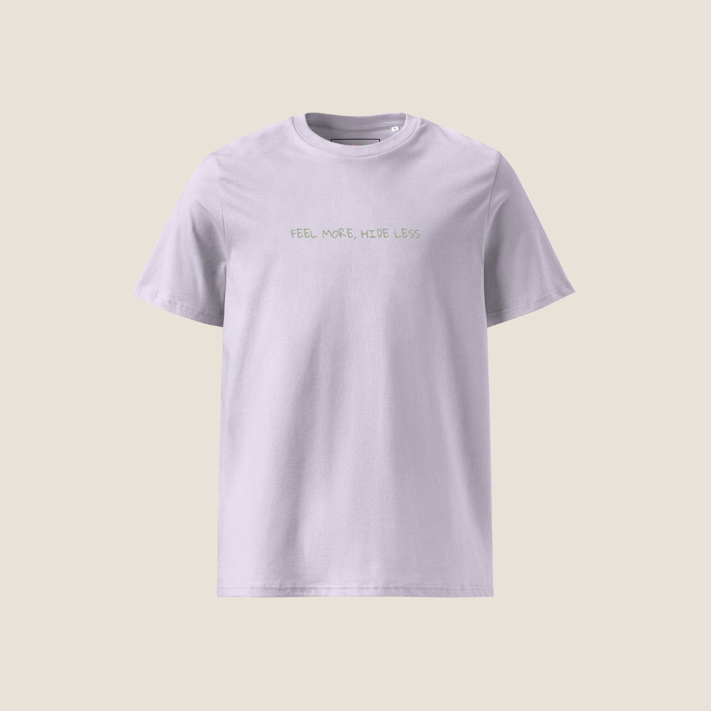 Lavender organic t-shirt from Miss Piggy Soulwear collection.