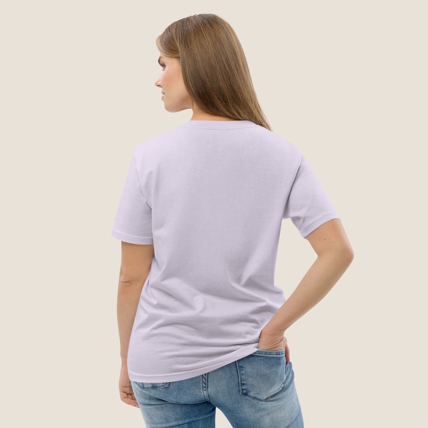 Lavender organic t-shirt from Miss Piggy Soulwear collection.