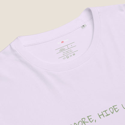 Lavender organic t-shirt from Miss Piggy Soulwear capsule.