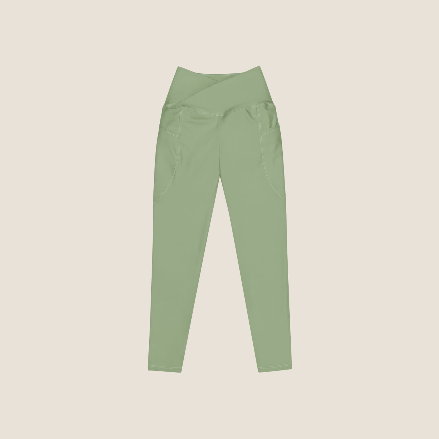 High-waisted GRACE leggings made from recycled materials, offering gentle compression and effortless motion. Soulwear for movement without pressure.
