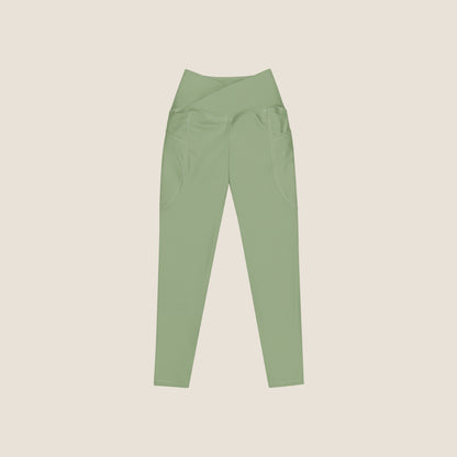 High-waisted GRACE leggings made from recycled materials, offering gentle compression and effortless motion. Soulwear for movement without pressure.