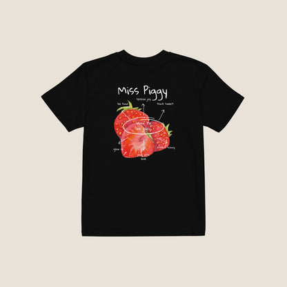 JUICY kids organic t-shirt by Miss Piggy – Soulwear Kids tee in black