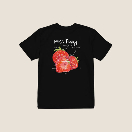 JUICY kids organic t-shirt by Miss Piggy – Soulwear Kids tee in black