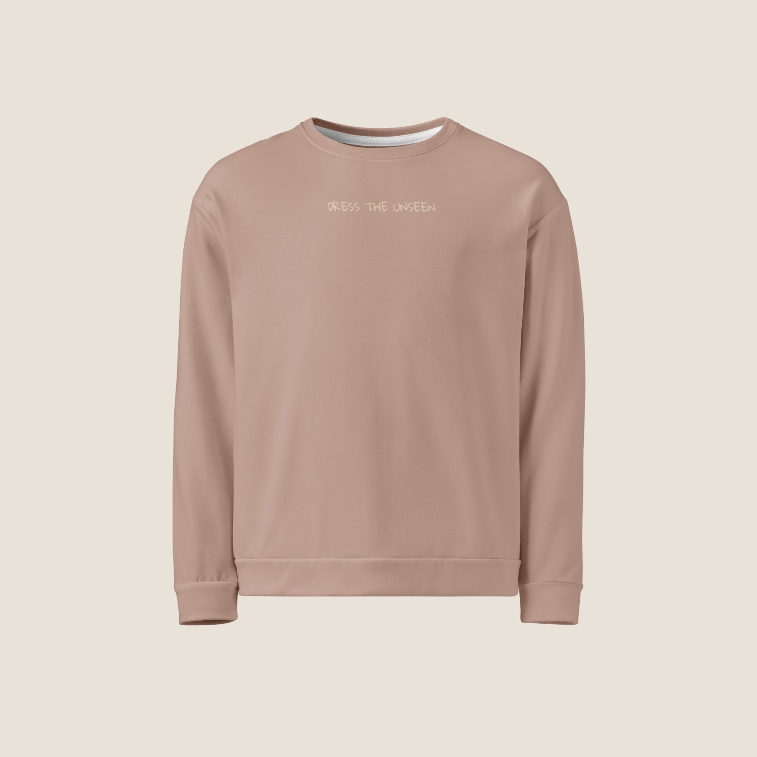 Recycled unisex malva sweater from Miss Piggy Soulwear collection.