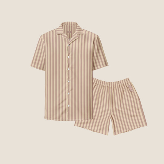 MALVA recycled shirt and shorts by Miss Piggy – featherlight soulwear capsule set