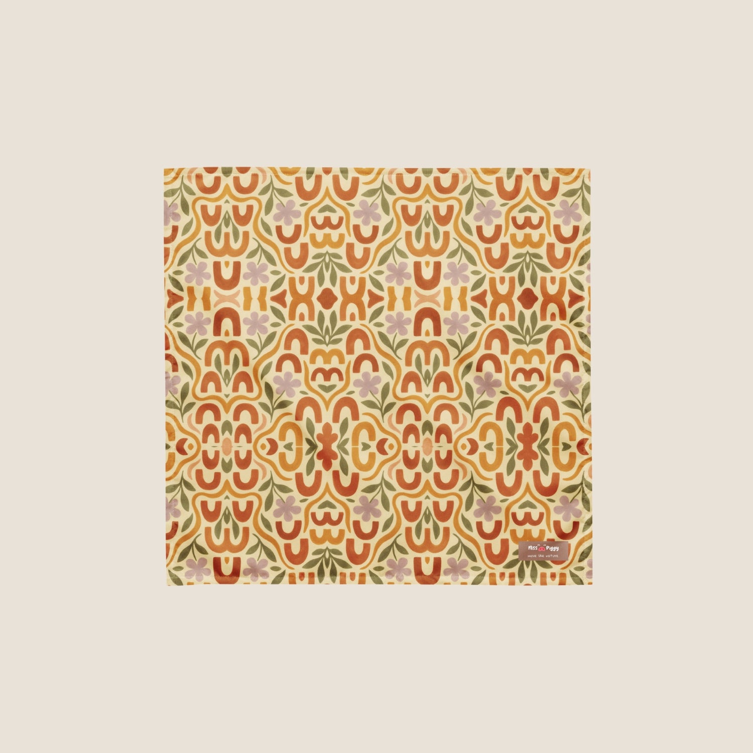 MEDITERRANEAN recycled bandana by Miss Piggy – conscious fashion accessory for summer