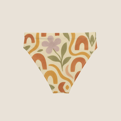MEDITERRANEAN high-waisted bikini bottom by Miss Piggy – recycled and soulful swimwear