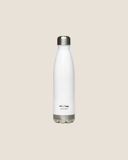 MISS PIGGY Soulwear Still bottle in glossy white stainless steel by Miss Piggy – Soulwear.