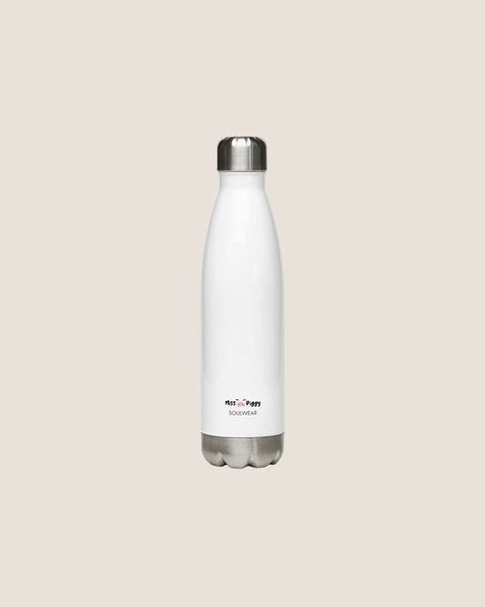MISS PIGGY Soulwear Still bottle in glossy white stainless steel by Miss Piggy – Soulwear.