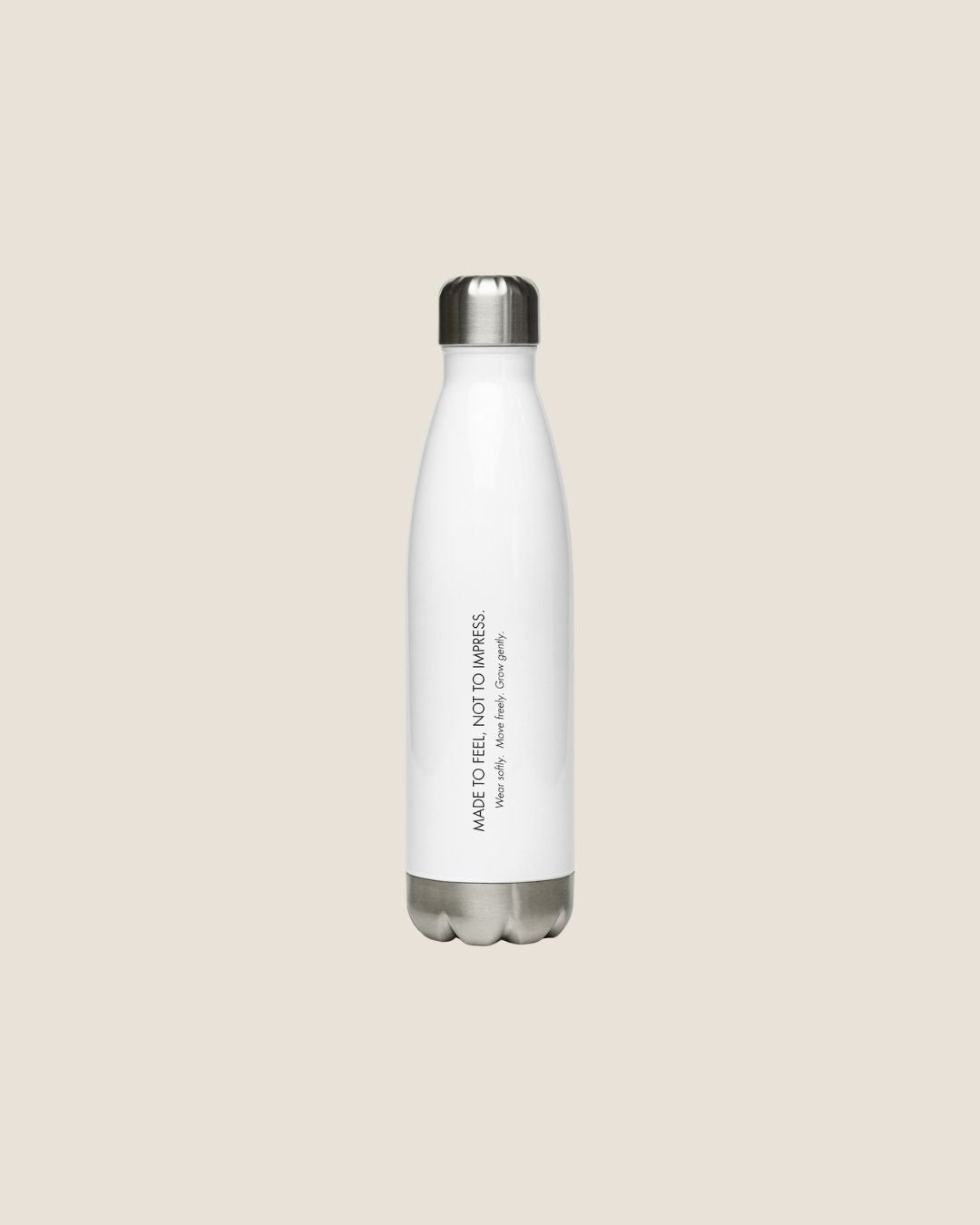 MISS PIGGY Soulwear Still bottle in glossy white stainless steel by Miss Piggy – Soulwear.