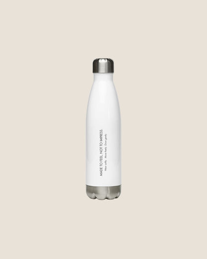 MISS PIGGY Soulwear Still bottle in glossy white stainless steel by Miss Piggy – Soulwear.