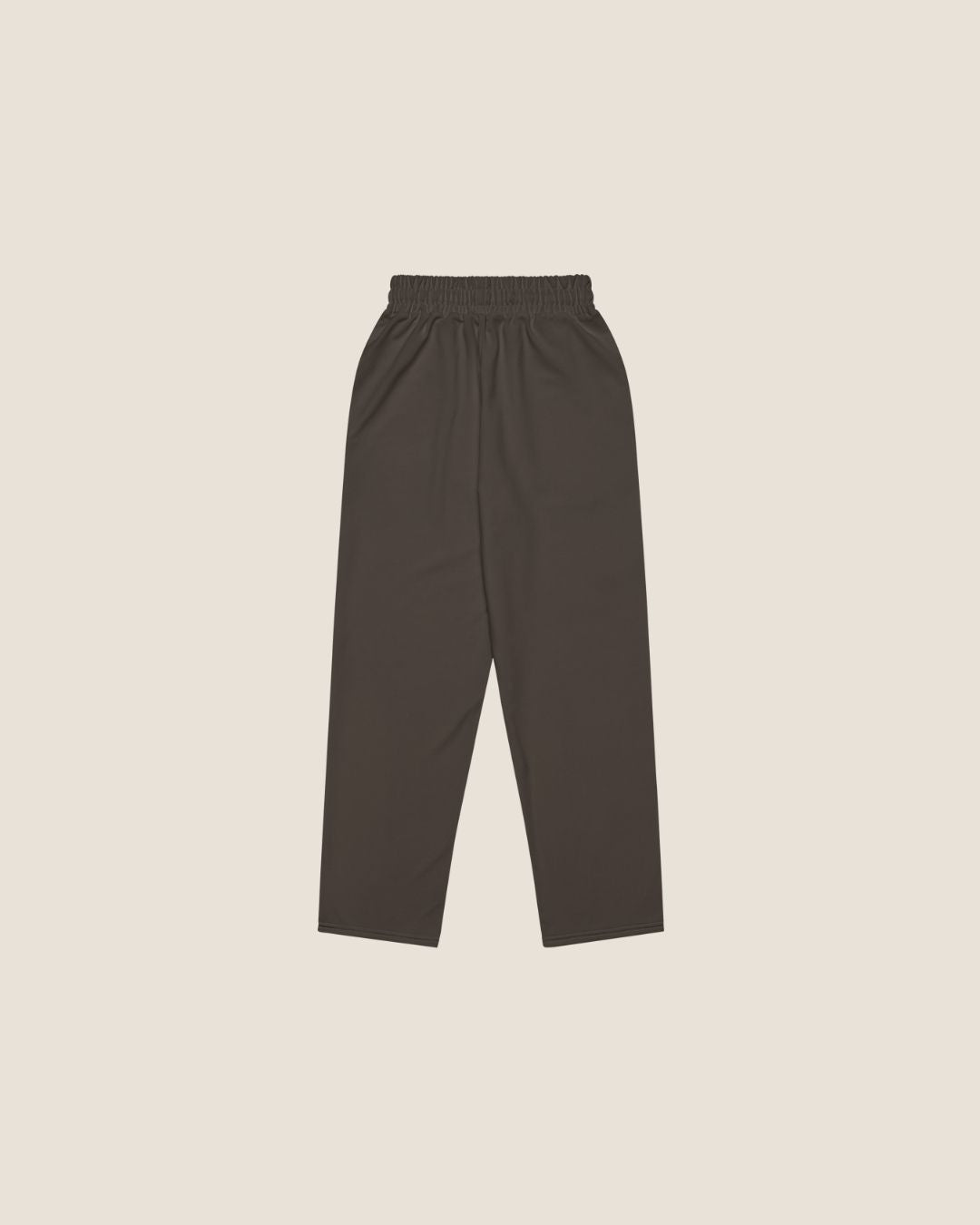 MISS PIGGY BASIC WIDE SWEATPANTS incharcoal with off-white print, made from recycled materials.