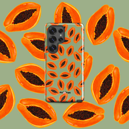 PAPAYA phone case for Samsung – soft, lightweight and fruity.