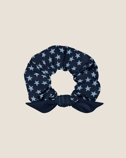 STAR recycled scrunchie in navy by Miss Piggy – Soulwear.
