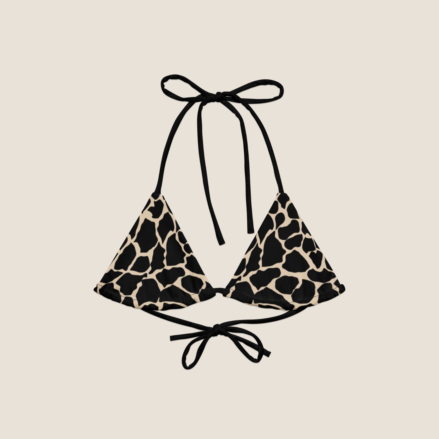 UNSEEN bikini top by Miss Piggy – eco-friendly and minimal swimwear for women