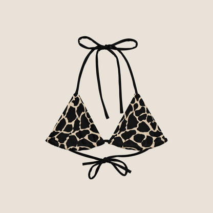 UNSEEN bikini top by Miss Piggy – eco-friendly and minimal swimwear for women