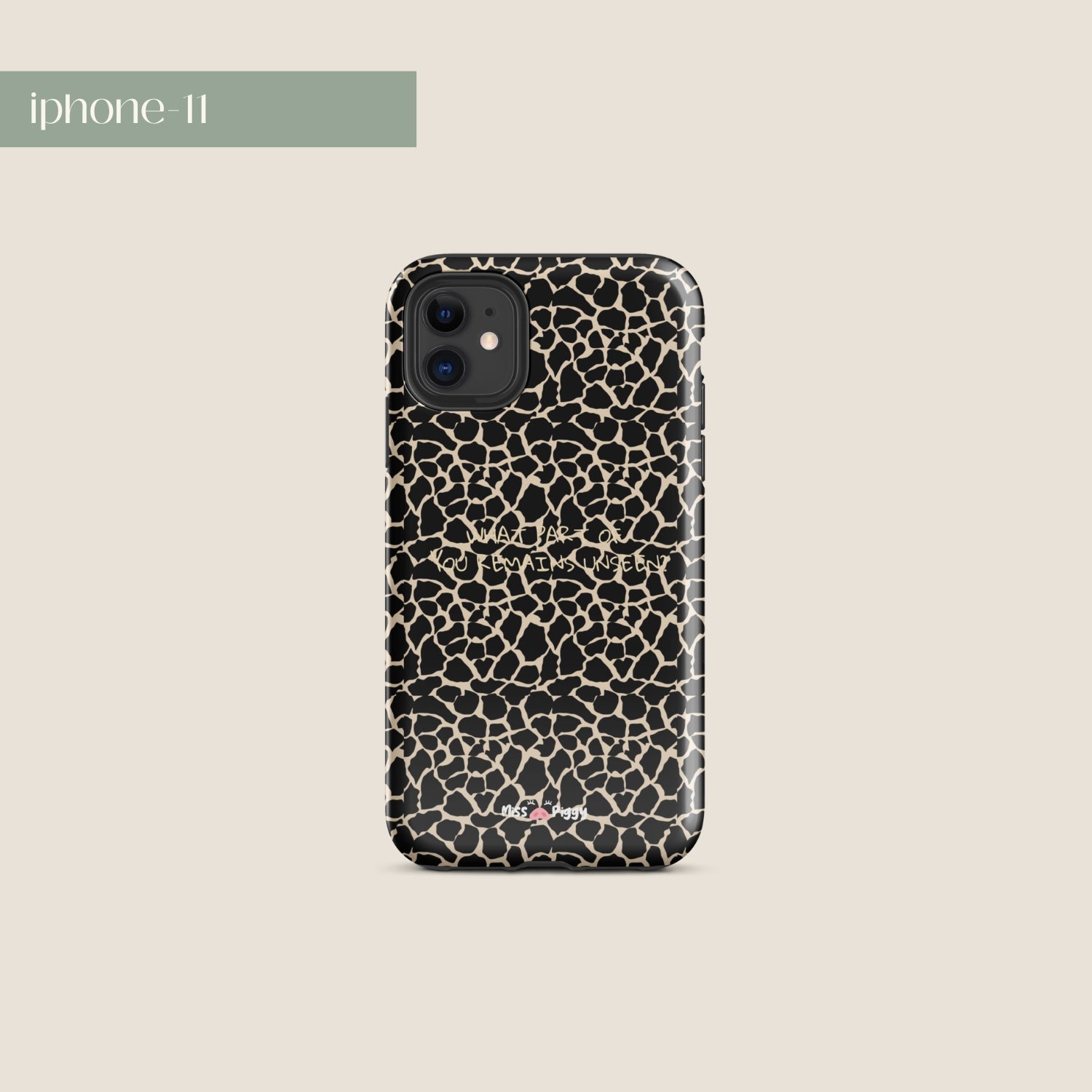 UNSEEN phone case by Miss Piggy – cover for iPhone from Soulwear capsule