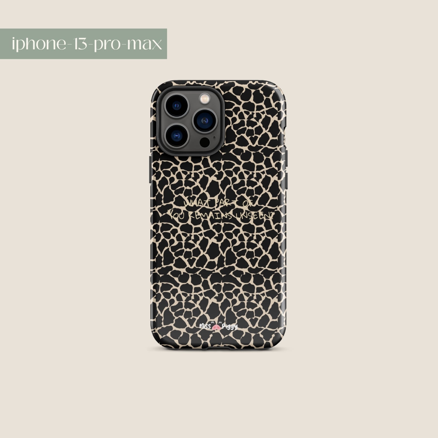 UNSEEN phone case by Miss Piggy – cover for iPhone from Soulwear capsule