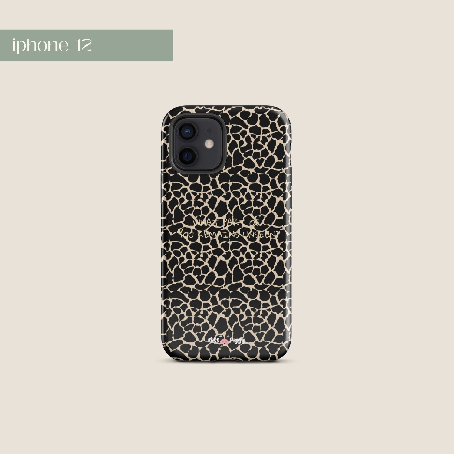 UNSEEN phone case by Miss Piggy – cover for iPhone from Soulwear capsule