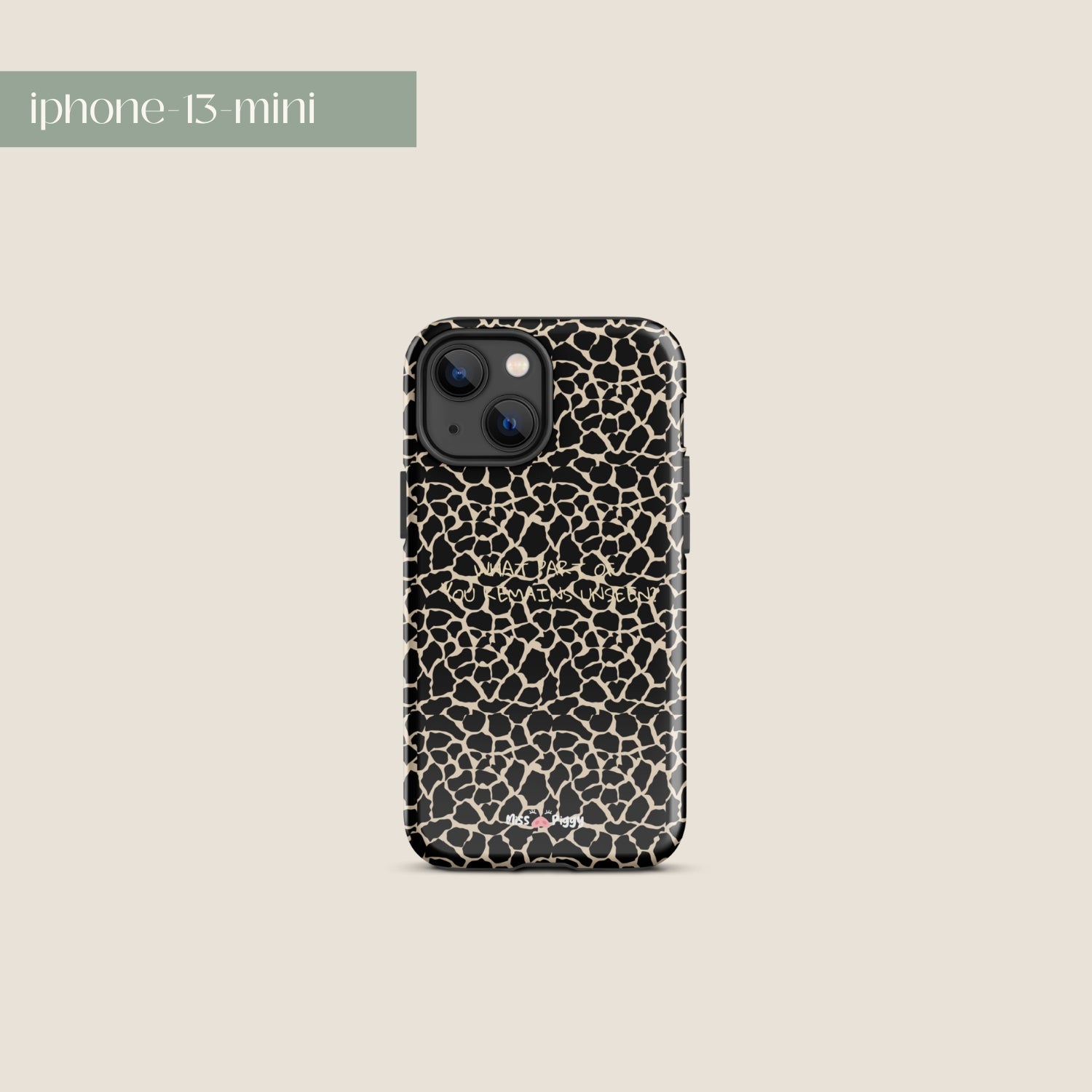 UNSEEN phone case by Miss Piggy – cover for iPhone from Soulwear capsule