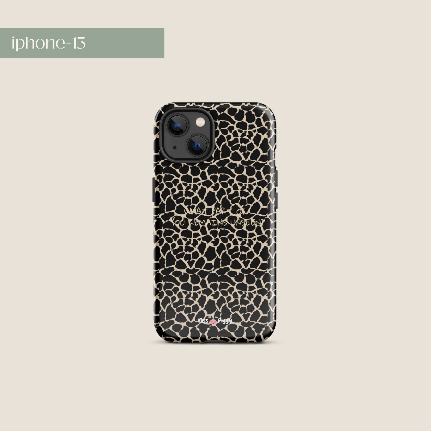 UNSEEN phone case by Miss Piggy – cover for iPhone from Soulwear capsule