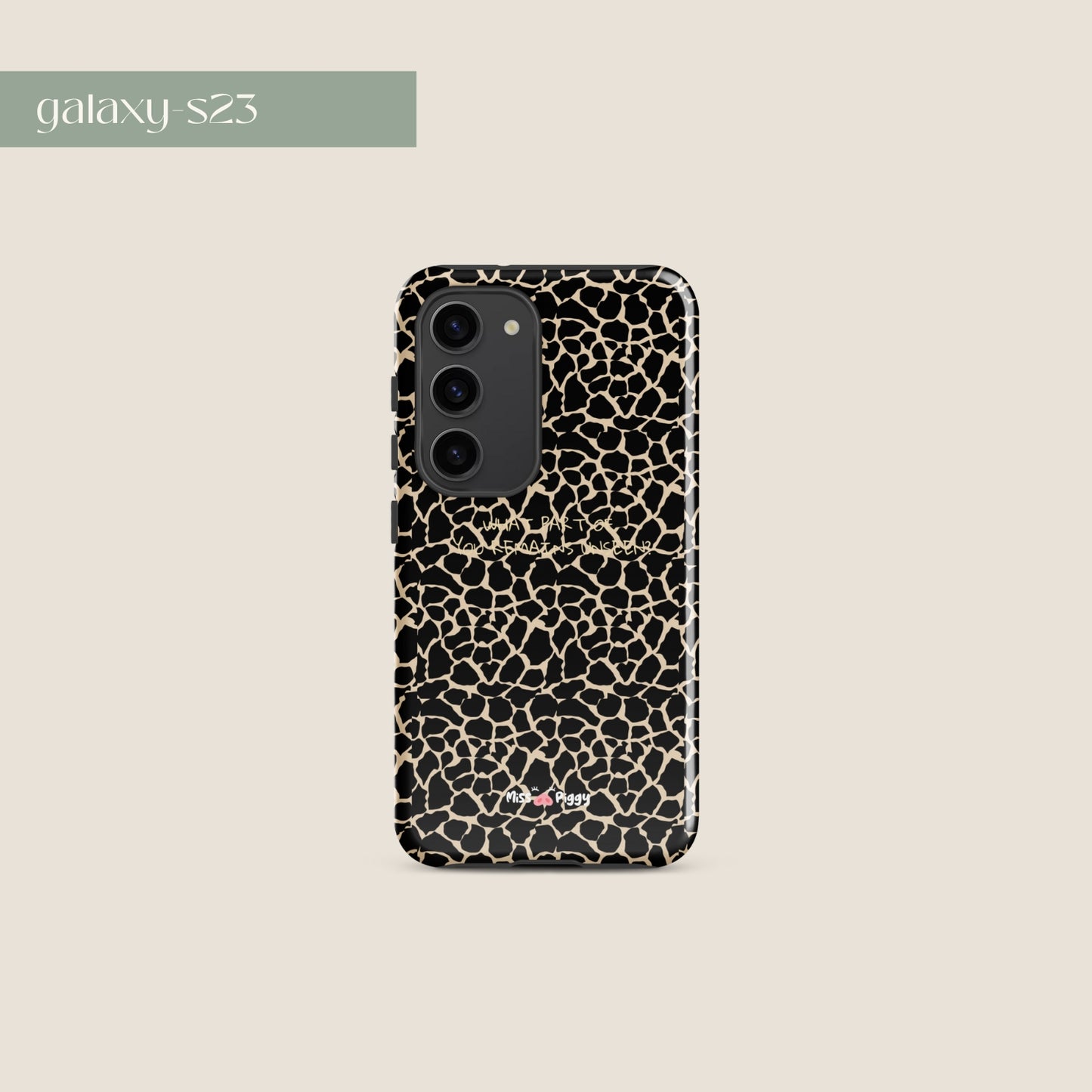 UNSEEN phone case by Miss Piggy – design for Samsung, part of Soulwear capsule