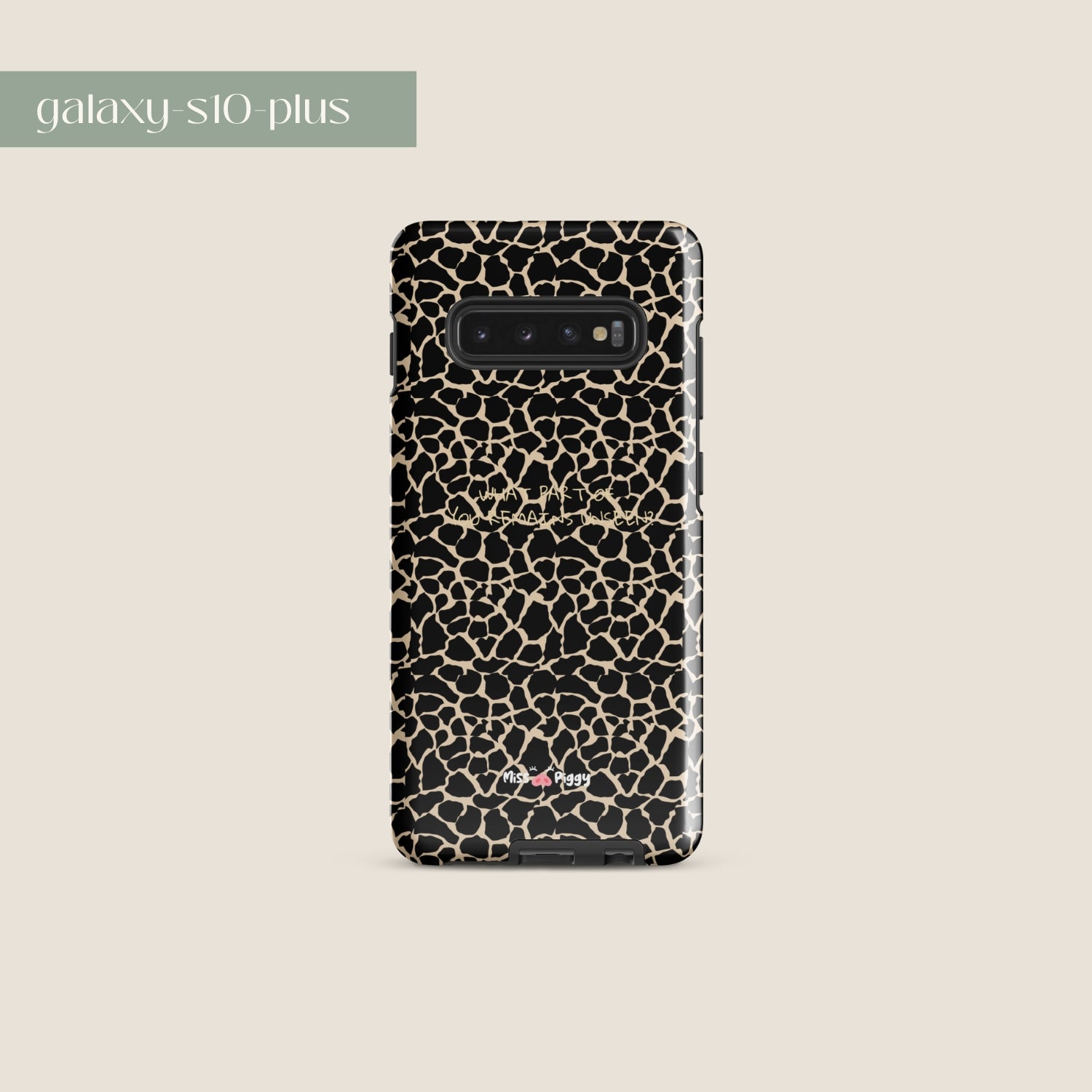 UNSEEN phone case by Miss Piggy – design for Samsung, part of Soulwear capsule