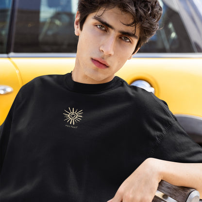 UNSEEN oversized organic t-shirt by Miss Piggy – Soulwear tee in black
