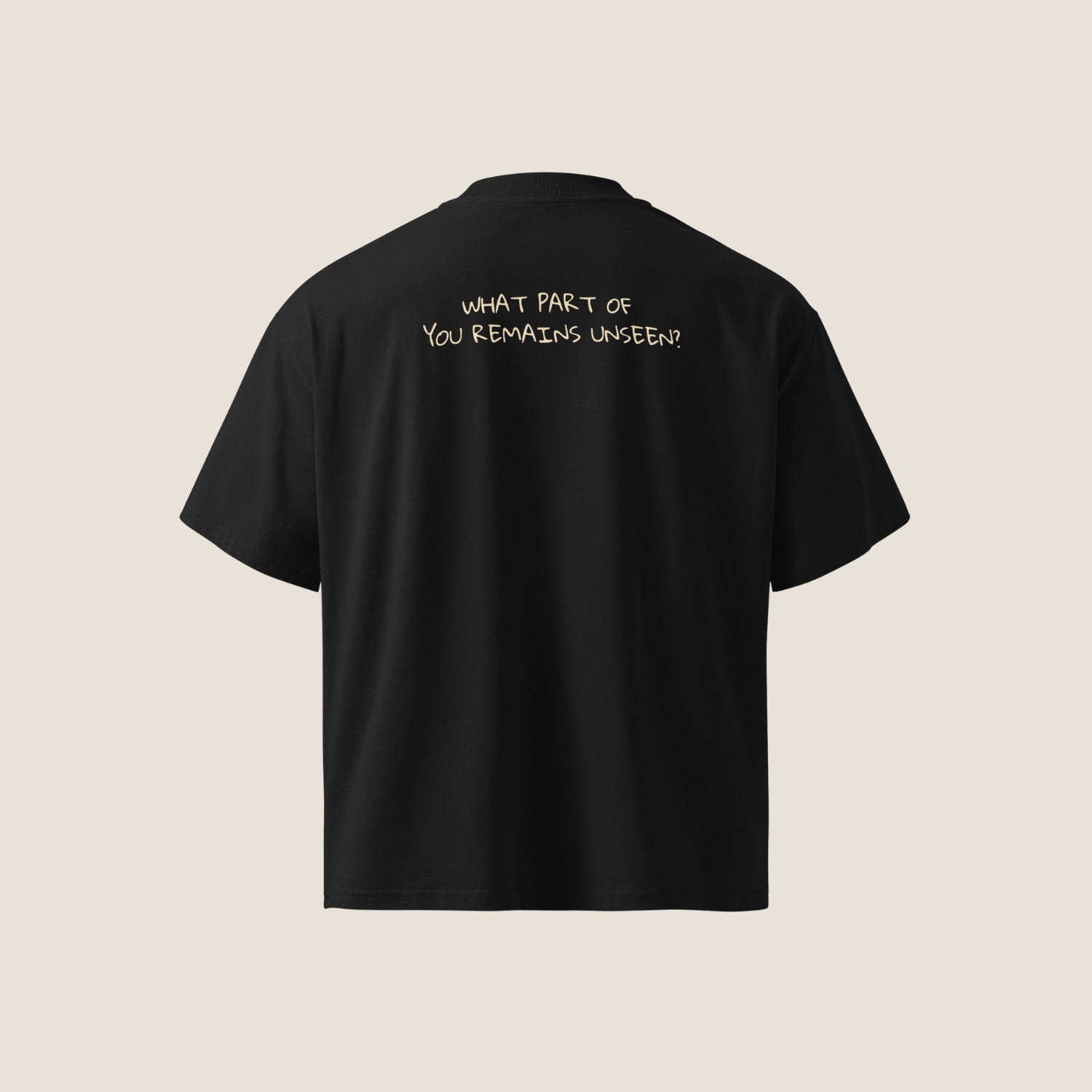 UNSEEN oversized organic t-shirt by Miss Piggy – Soulwear tee in black