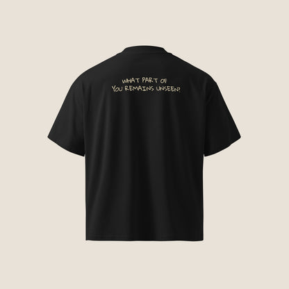 UNSEEN oversized organic t-shirt by Miss Piggy – Soulwear tee in black